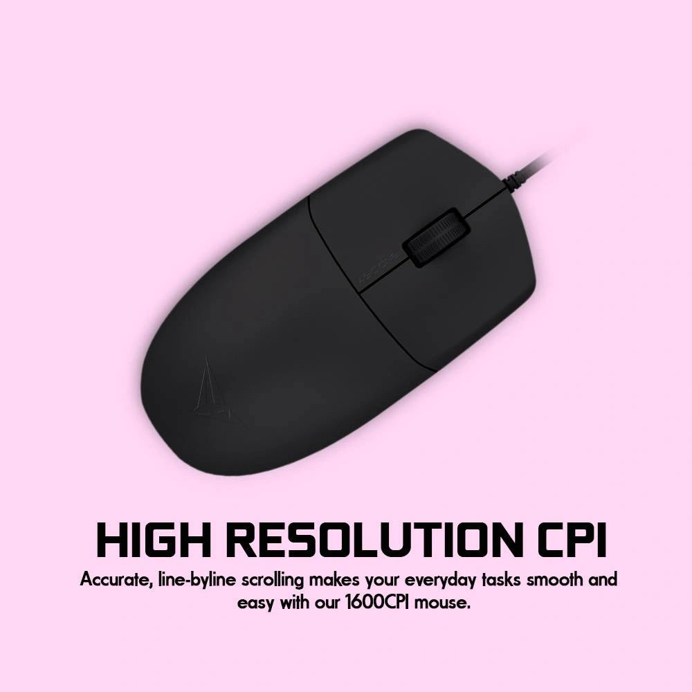 ALCATROZ USB HR OPTICAL MOUSE 1600CPI ASIC ONE MINT