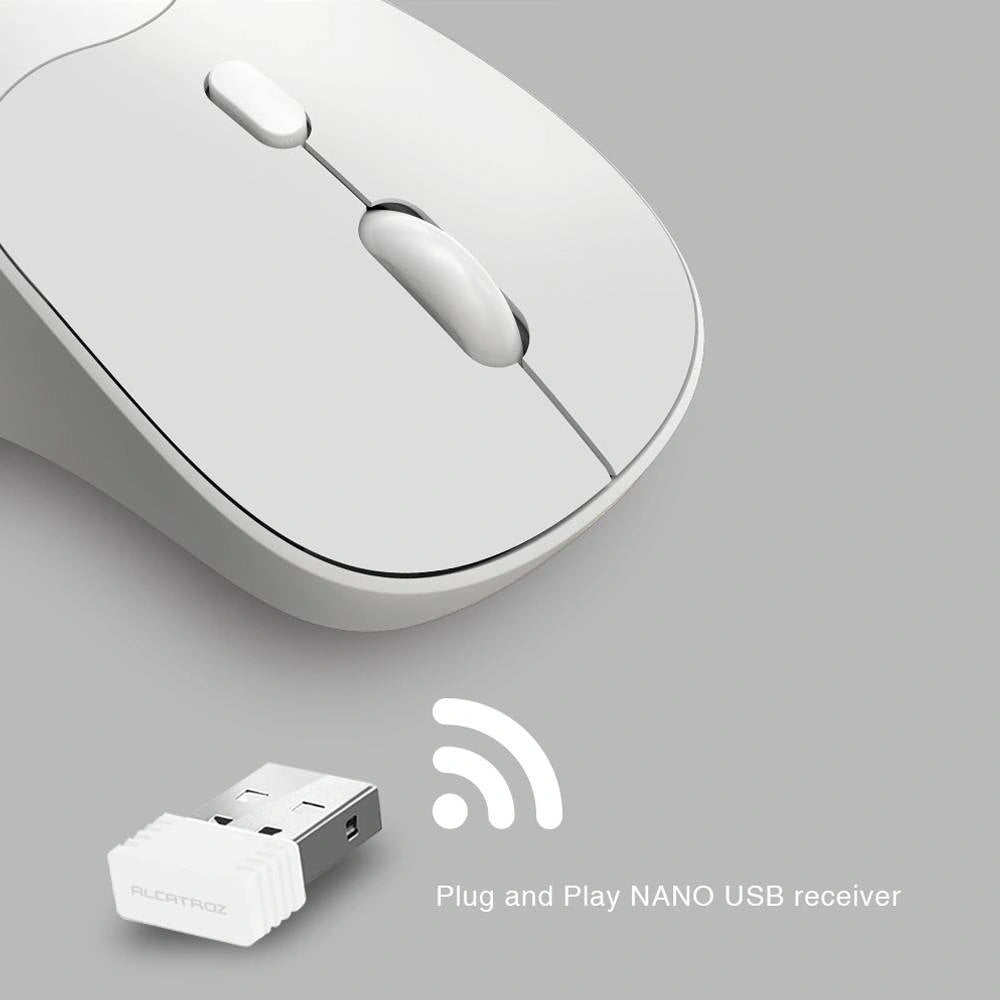 ALCATROZ SILENT BT5.4 WIRELESS MOUSE AIRMOUSE DUO 6R CLOUD