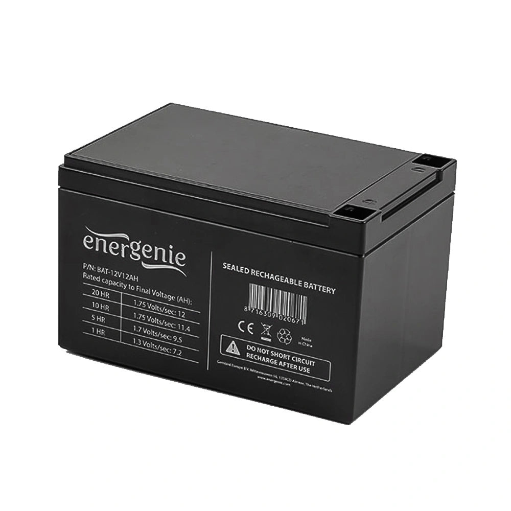 ENERGENIE LEAD BATTERY 12V 12AH