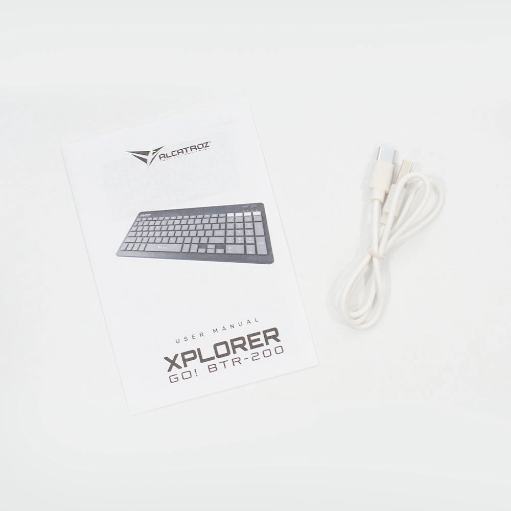 ALCATROZ WIRELESS KEYBOARD XPLORER GO! BTR 200 SAND