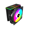 ARMAGGEDDON ARGB SILENT 12CM CPU COOLING FAN 6 HEAT PIPES BLACK