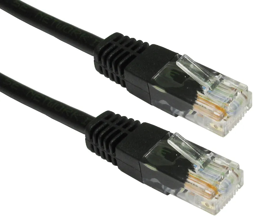 Καλώδιο δικτύου UTP cat 5e, 3m, Black (Powertech)