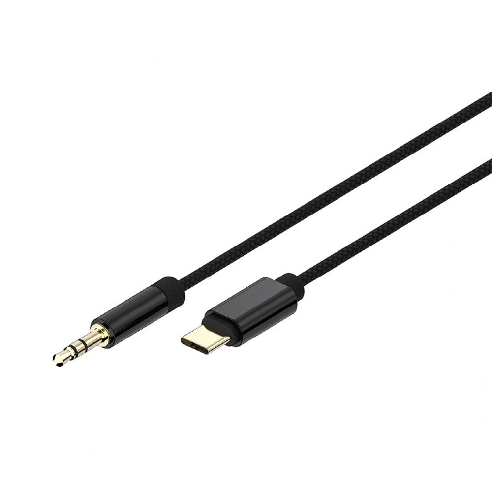 CABLEXPERT USB-C TO STEREO 3.5MM AUX CABLE 1.5M BLACK
