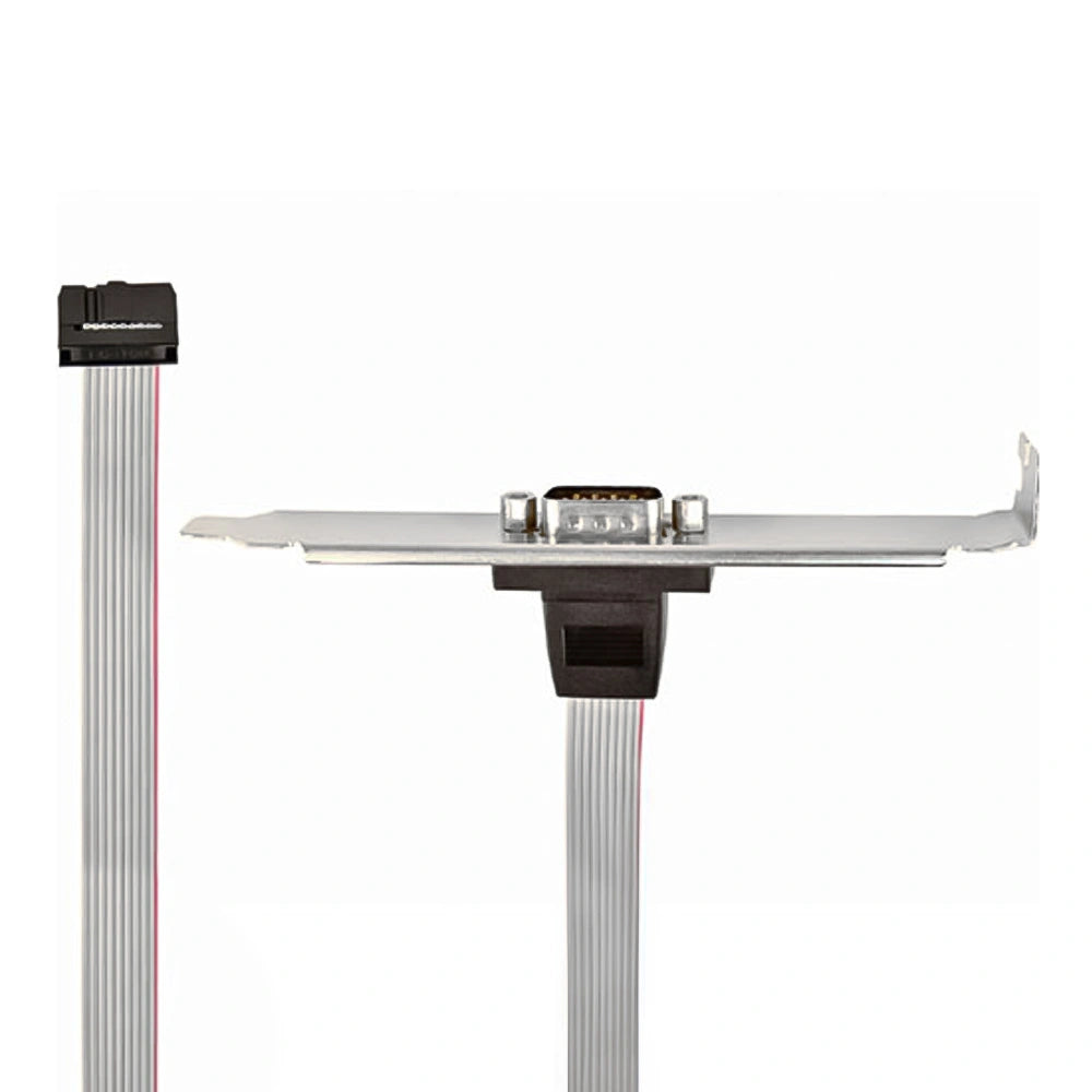 CABLEXPERT DB9 SERIAL PORT RECEPTACLE ON BRACKET