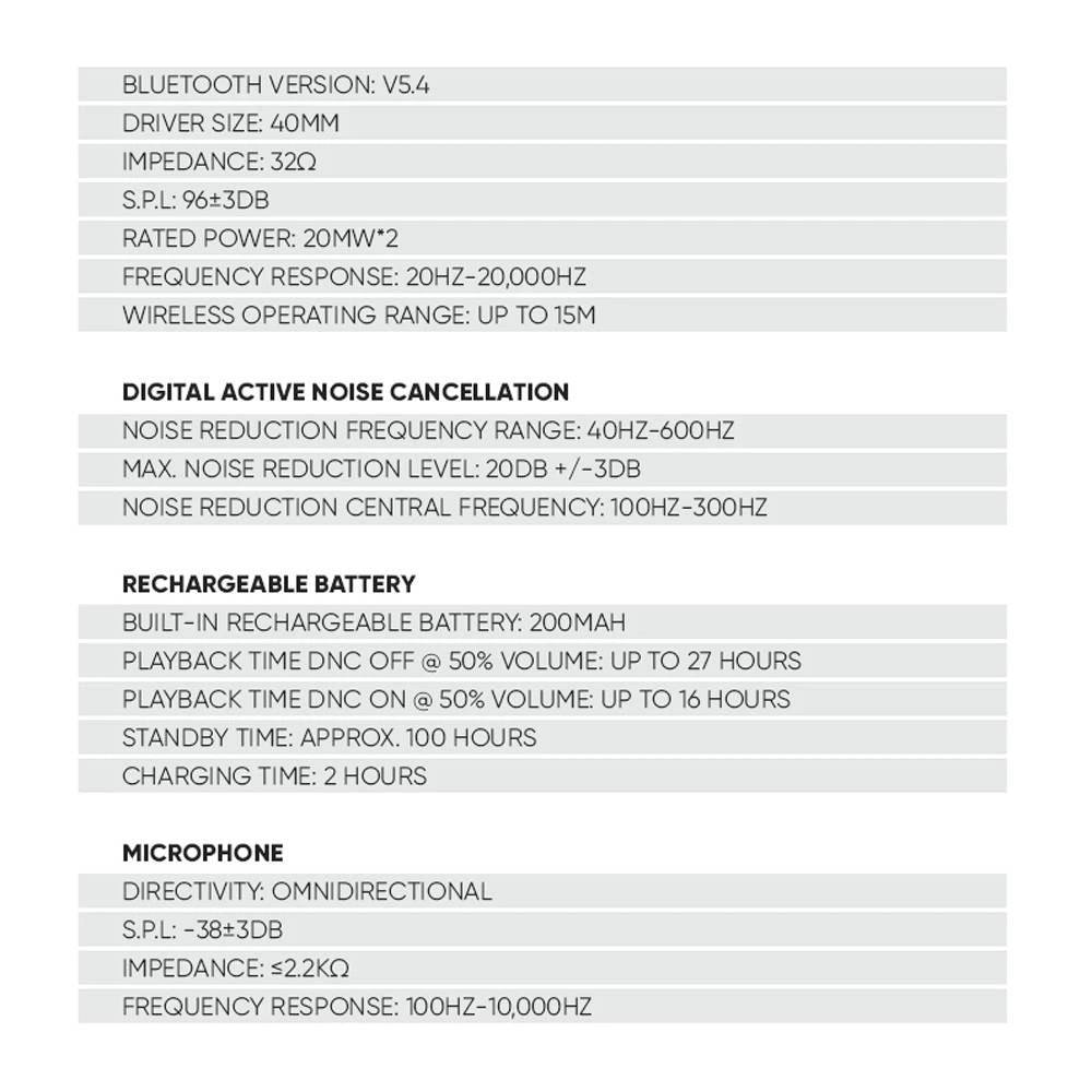 SONIC GEAR BT5.4 HEADSET AIRPHONE DNC 3000 PLATINUM