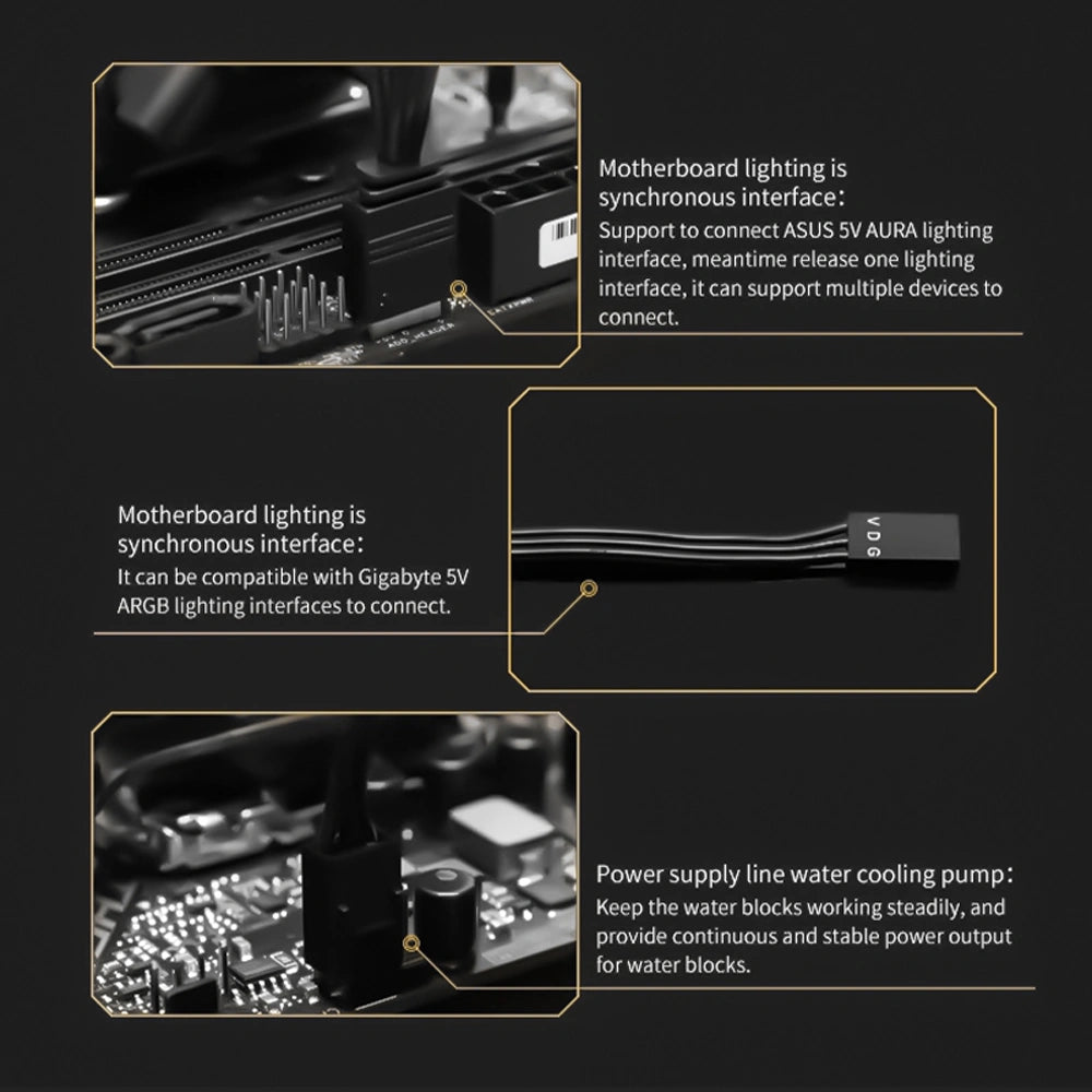 ARMAGGEDDON UNIQUE DUAL CPU COOLING FAN 9 BLADE DEEP FREEZE ADV A240 ARGB BLACK