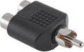 Cabletech DM-0305 Μετατροπέας RCA σε 2xRCA M/F ασημί