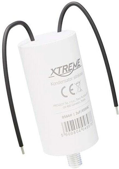 Xtreme DM-0564 Πυκνωτής για Μοτέρ 2μF/450VAC με καλώδιο