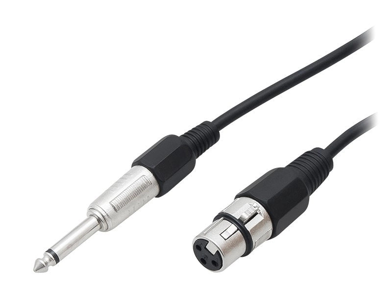 XTREME Καλώδιο XLR DM-4361 JACK 6.3mm 3m Μαύρο
