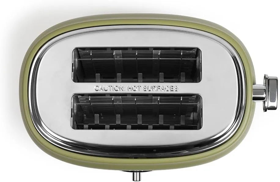 Livoo Elec Ρετρό Φρυγανιέρα με Θερμοστάτη DOD181V Πράσινη