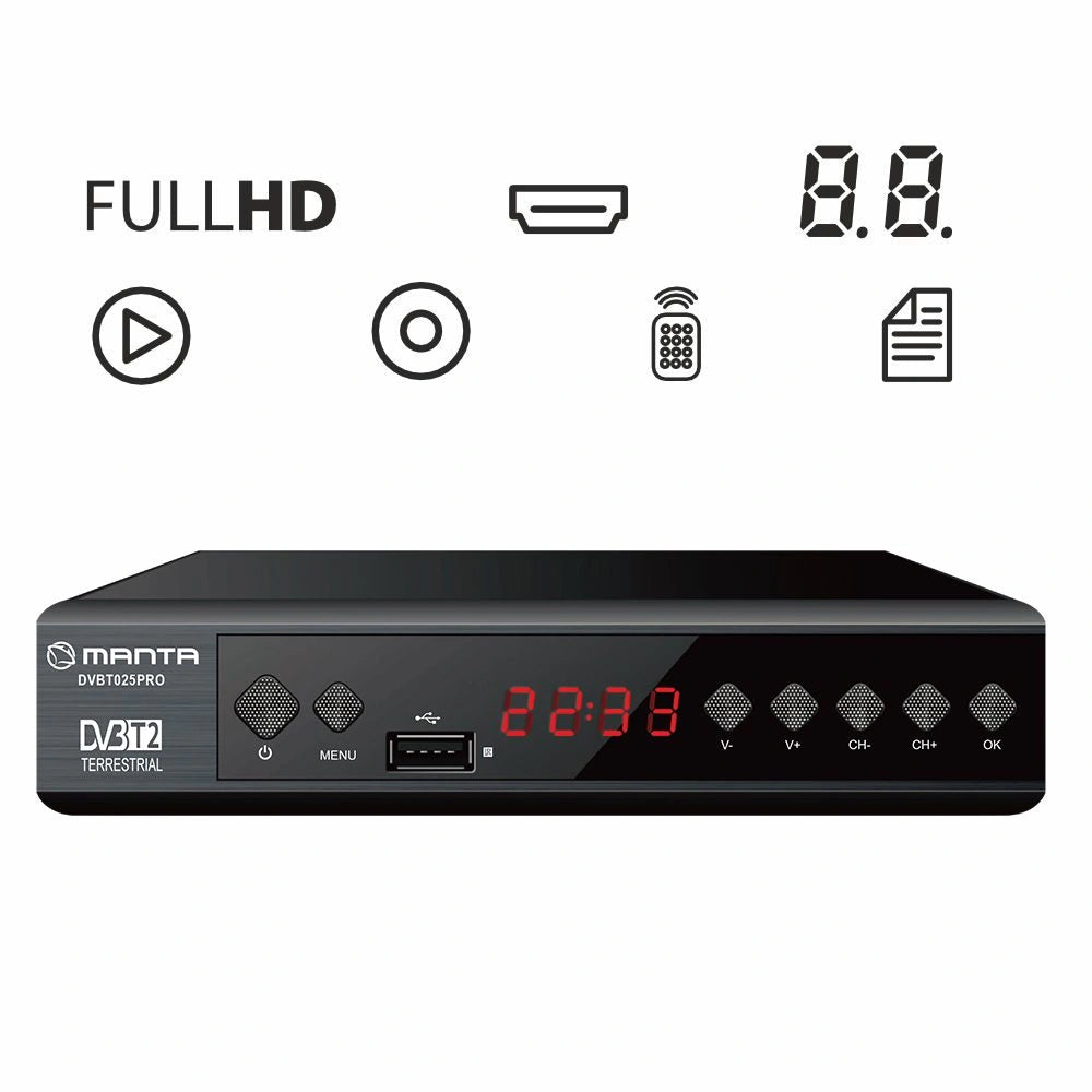 MANTA DVBT-T2 H265 TUNER