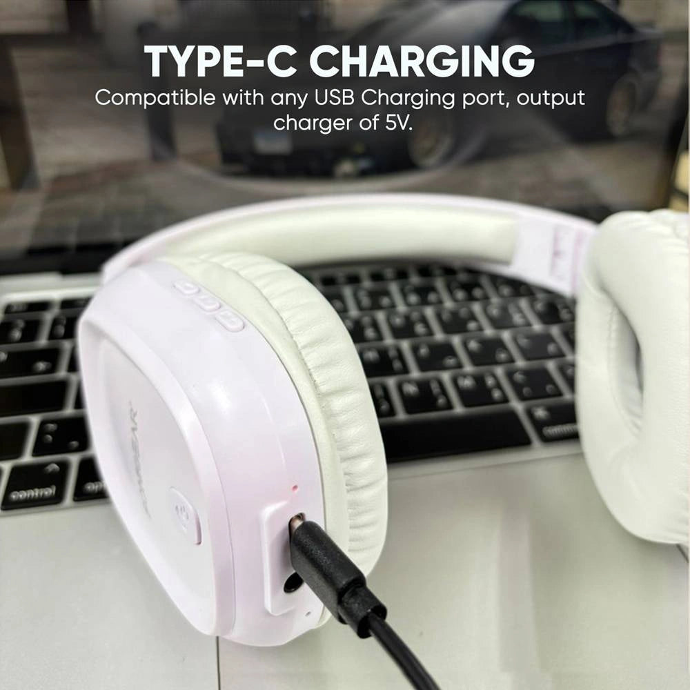 SONICGEAR BT5.4 OVER-EAR HEADPHONES AIRPHONE 5 CREME CARAMEL