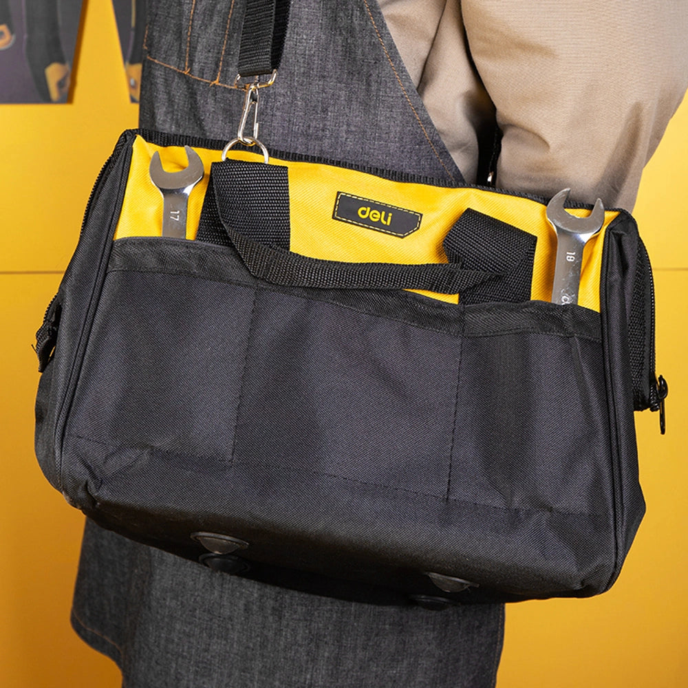 DELI TOOL BAG 16' YELLOW BLACK