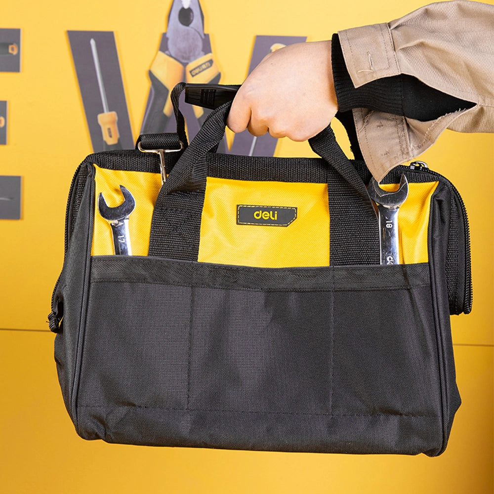 DELI TOOL BAG 16' YELLOW BLACK