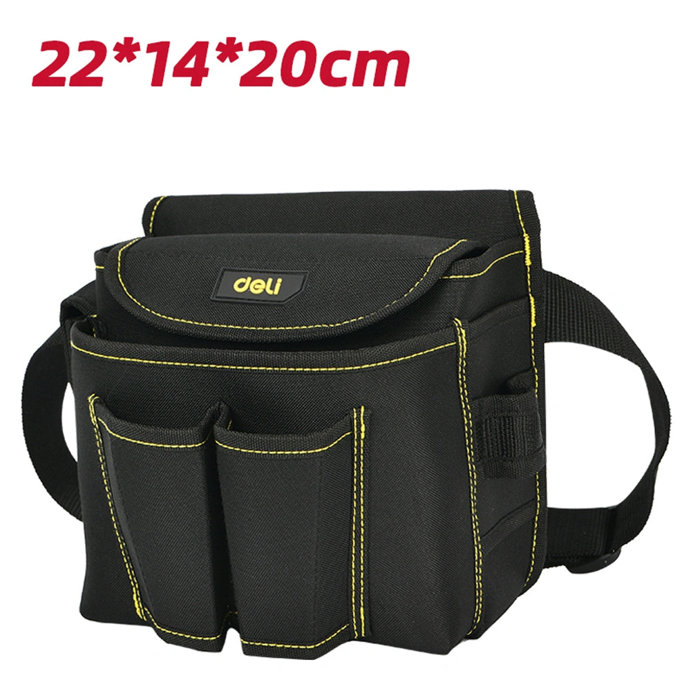 DELI TOOL WAIST POUCH 22x14x20CM BLACK