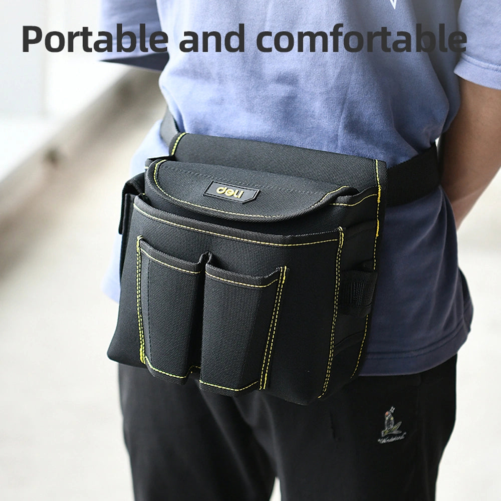 DELI TOOL WAIST POUCH 22x14x20CM BLACK