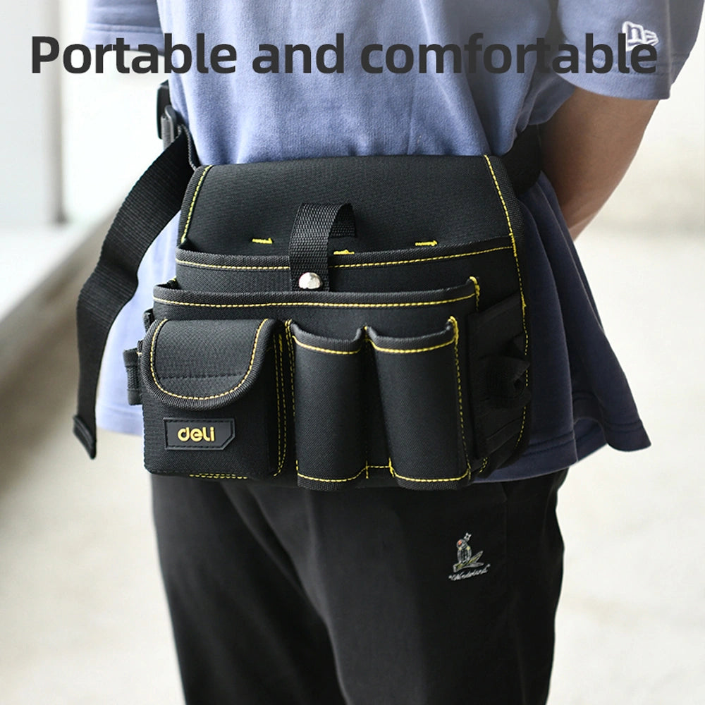 DELI TOOL WAIST BAG 25×14×22CM BLACK