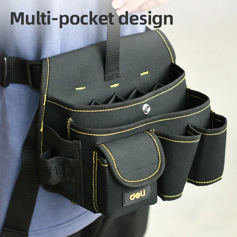 DELI TOOL WAIST BAG 25×14×22CM BLACK