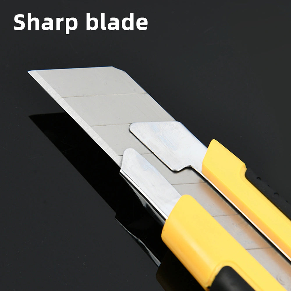 DELI UTILITY KNIFE 25MM SK5 YELLOW