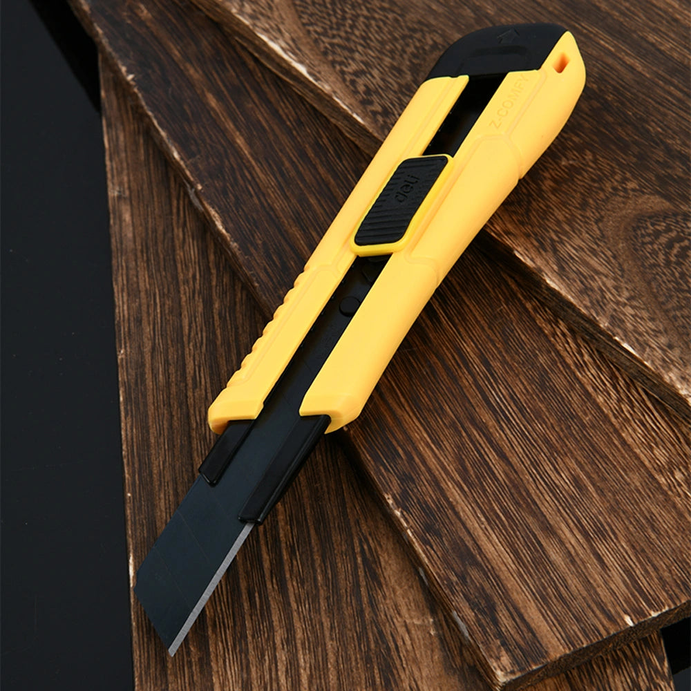 DELI SNAP-OFF BLADE KNIFE 18MM SK2 YELLOW