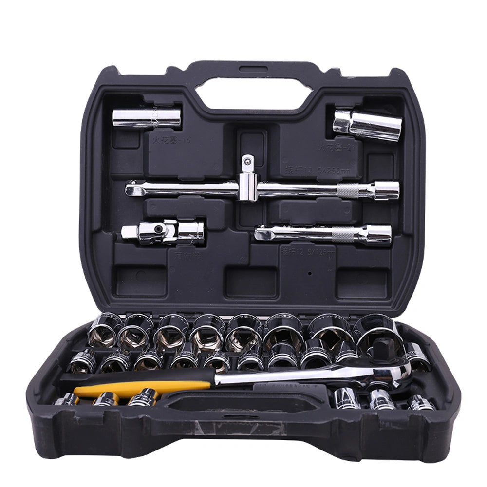 DELI SOCKET SETS 32PCS BLACK