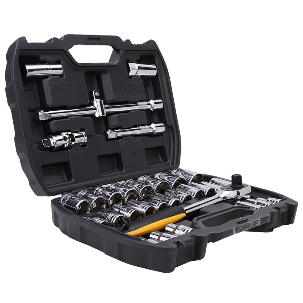 DELI SOCKET SETS 32PCS BLACK