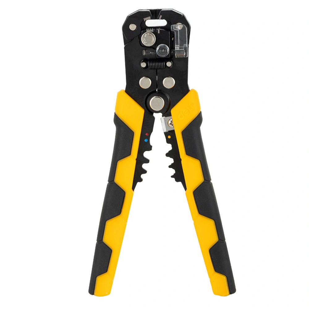DELI WIRE STRIPPER 205MM YELLOW BLACK