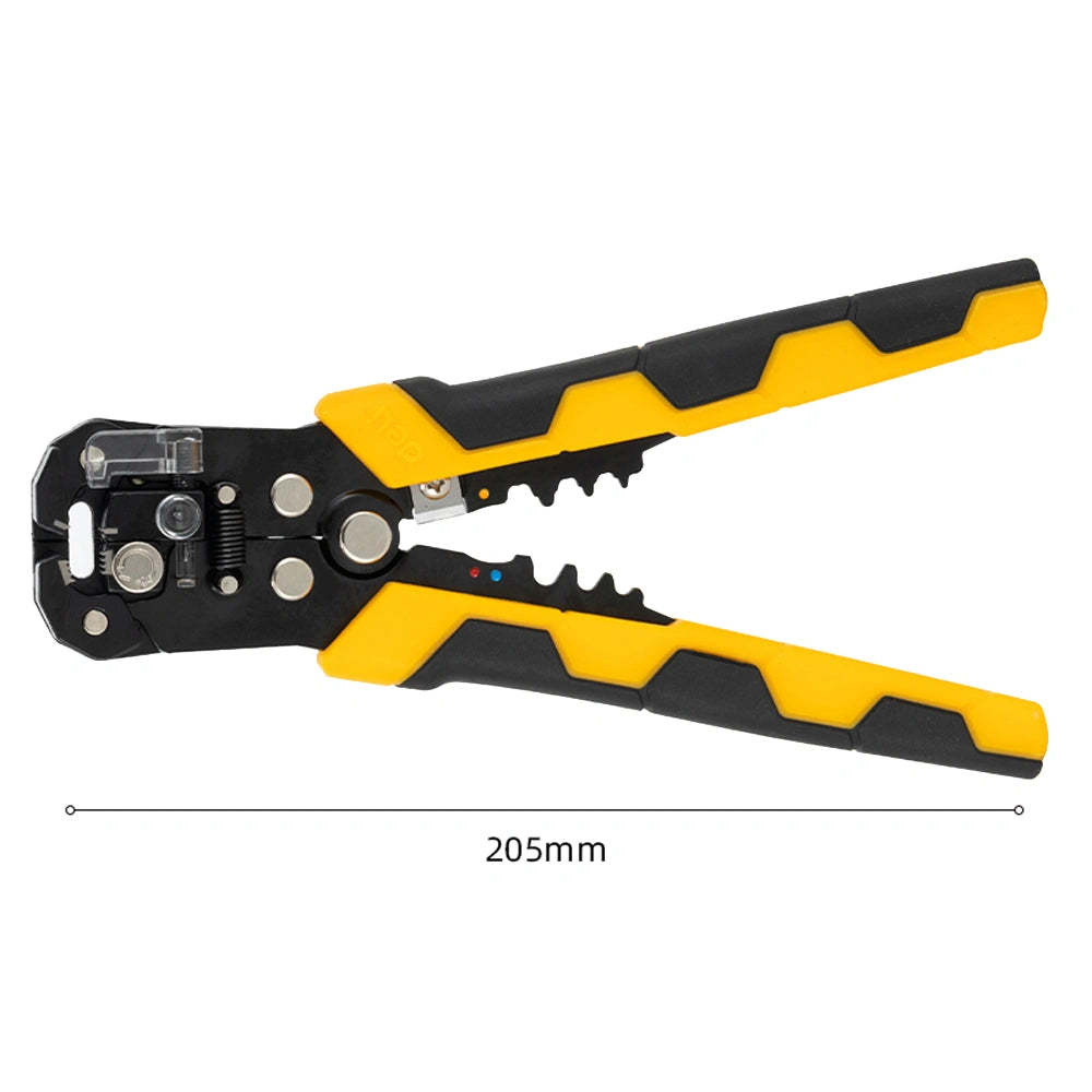DELI WIRE STRIPPER 205MM YELLOW BLACK