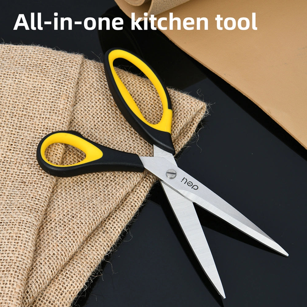 DELI SCISSOR 5x75MM YELLOW