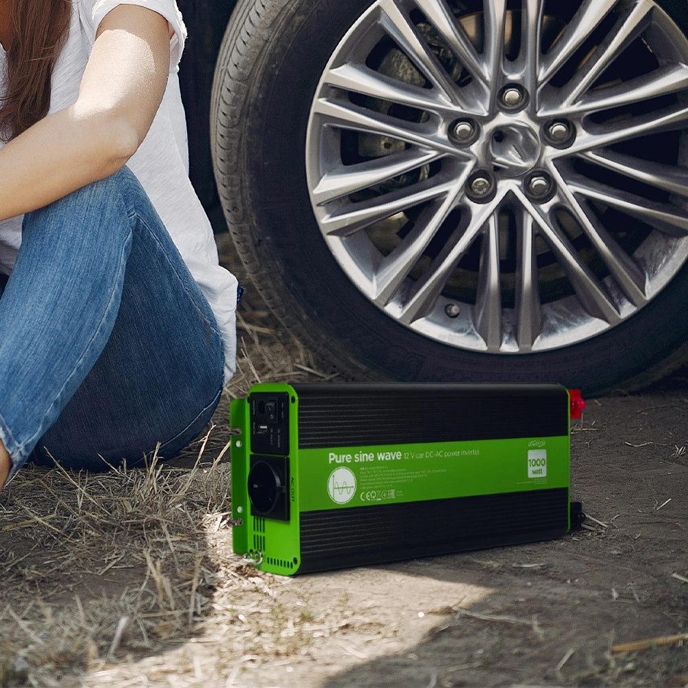 ENERGENIE 12V PURE SINE WAVE CAR DC-AC POWER INVERTER 1000W