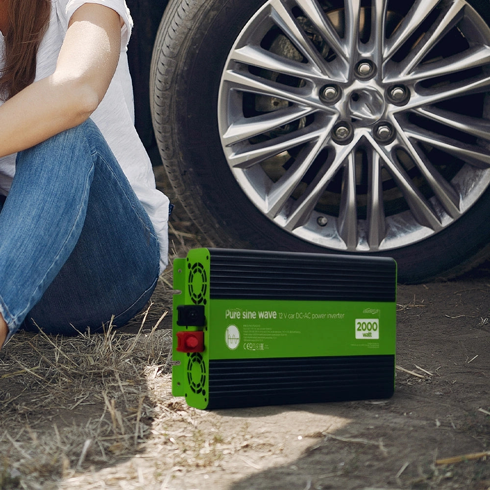 ENERGENIE 12V PURE SINE WAVE CAR DC-AC POWER INVERTER 2000W