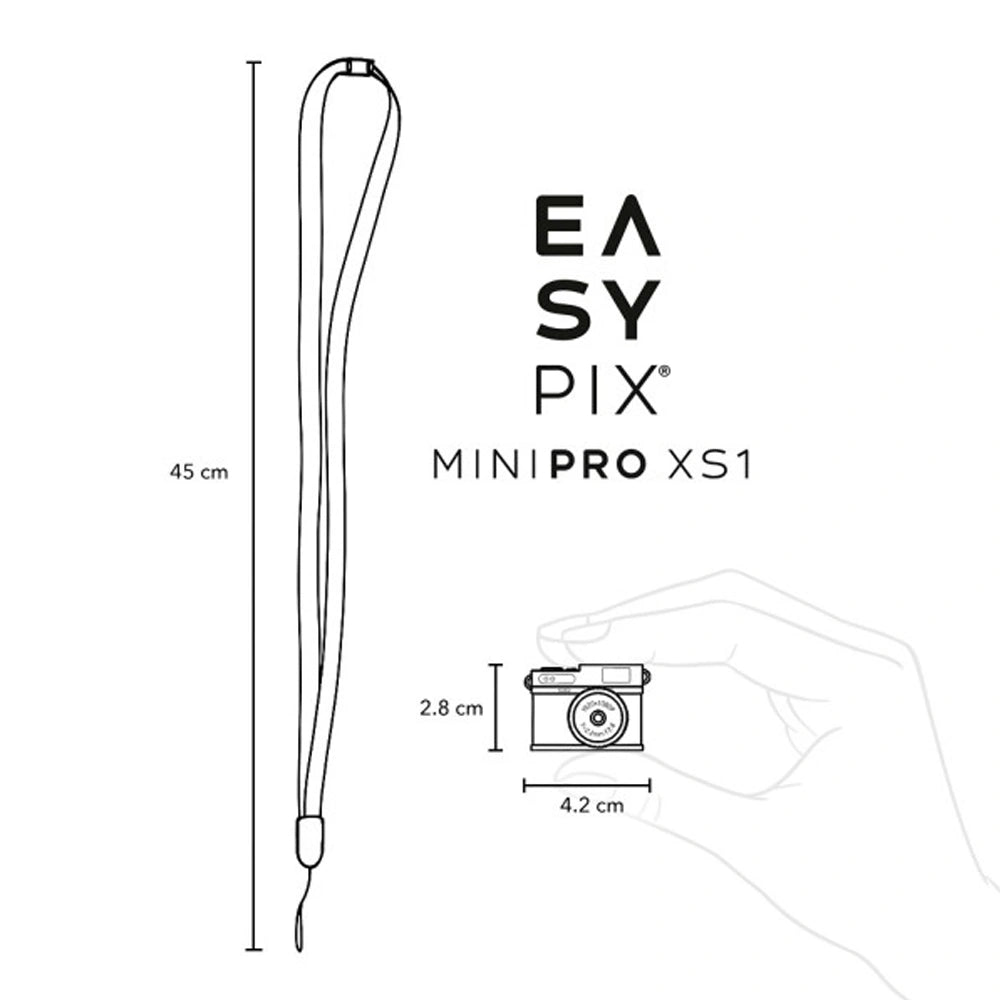 EASYPIX MINI PRO DIGITAL CAMERA XS1 BLACK/SILVER