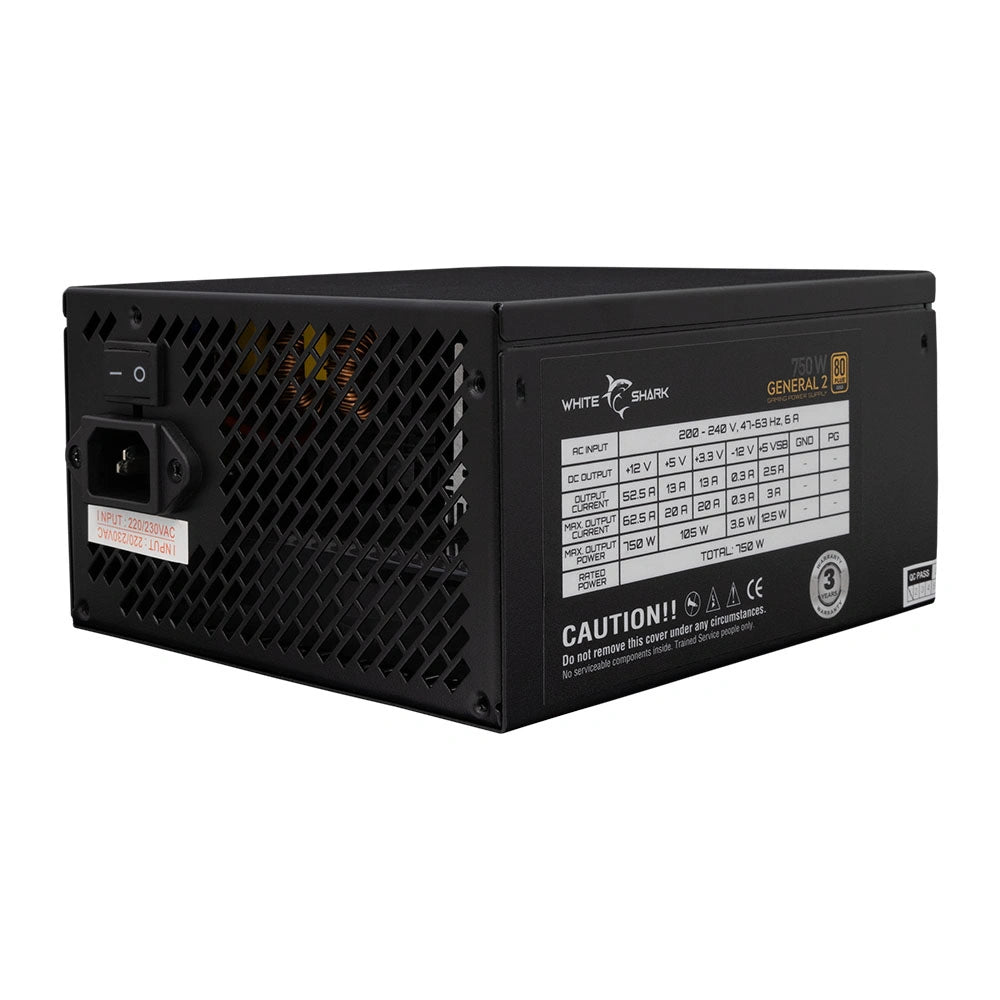 WHITE SHARK PSU 750W GENERAL-2 GPSU-750W 80PLUS GOLD FULL MODULAR