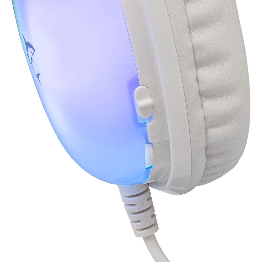 WHITE SHARK STEREO GAMING HEADSET GH-2444 PEACOCK-2 WHITE