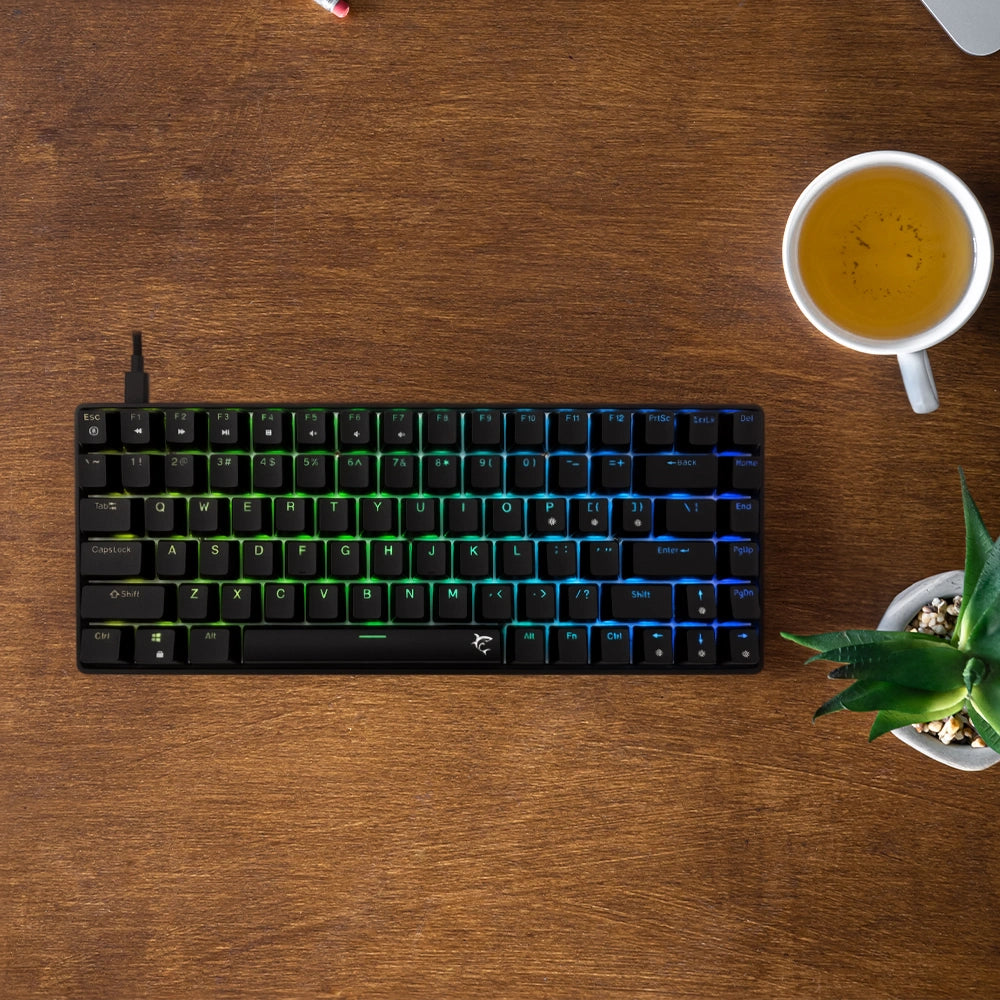 WHITE SHARK MECH KEYBOARD GK-005121 HAMACHI RGB US BLUE SW.