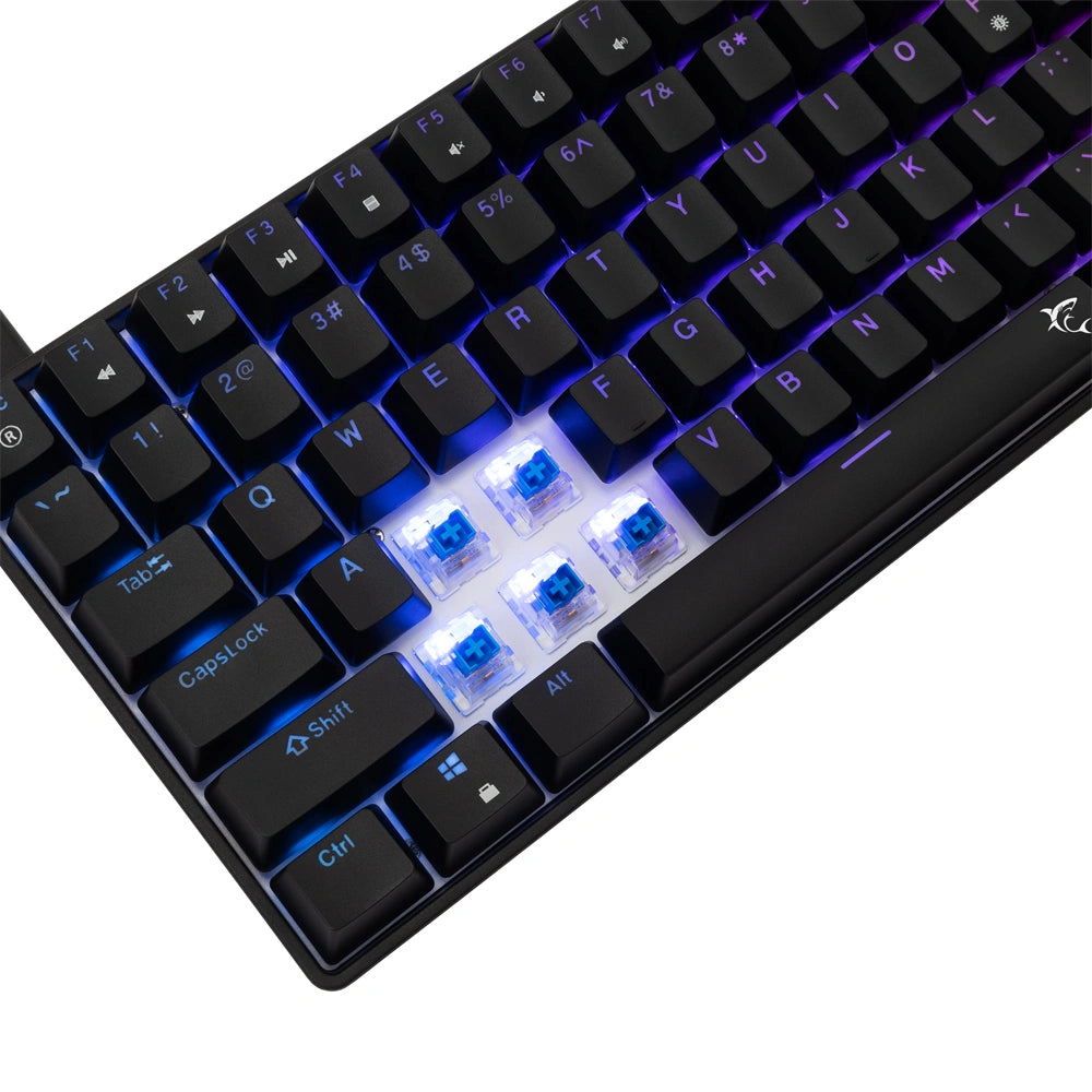 WHITE SHARK MECH KEYBOARD GK-005121 HAMACHI RGB US BLUE SW.
