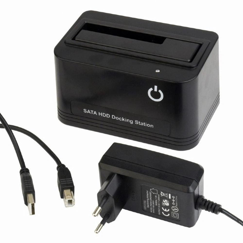 GEMBIRD USB DOCKING STATION FOR 2,5 AND 3,5 INCH SATA HARD DRIVES BLACK