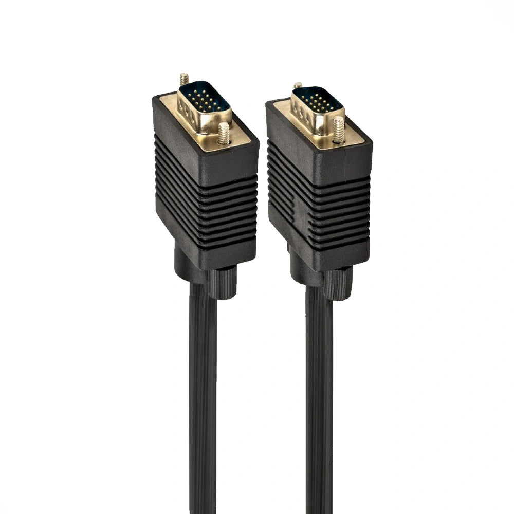 CABLEXPERT PREMIUM VGA HD15M/HD15M DUAL SHIELDED W/2*FERRITE CORE 15M CABLE BLACK