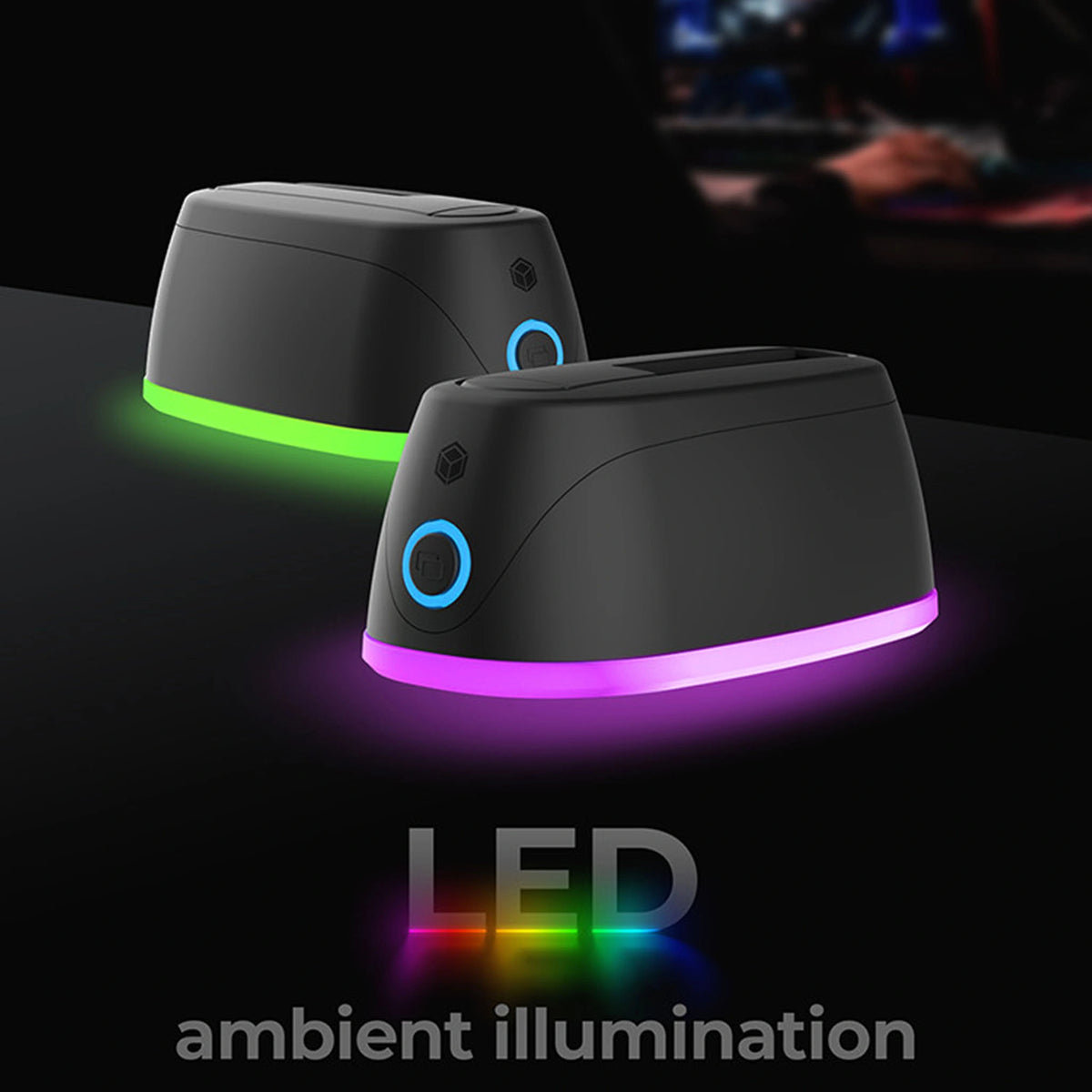 ICY BOX LED DOCKING STATION FOR HDD/SSD WITH TYPE-C/USB 3.2 COMBO CABLE