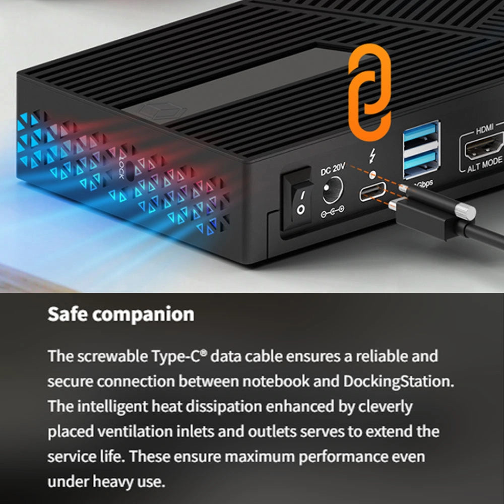 ICY BOX 11 IN 1 TYPE-C HYBRID DOKING STATION WITH TRIPLE VIDEO OUTPUT