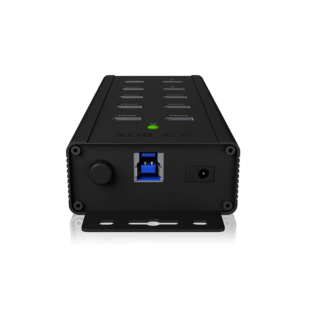 ICY BOX 7-PORT USB 3.2 HUB WITH 1xQC3.0 & 2xFAST CHARGE PORTS