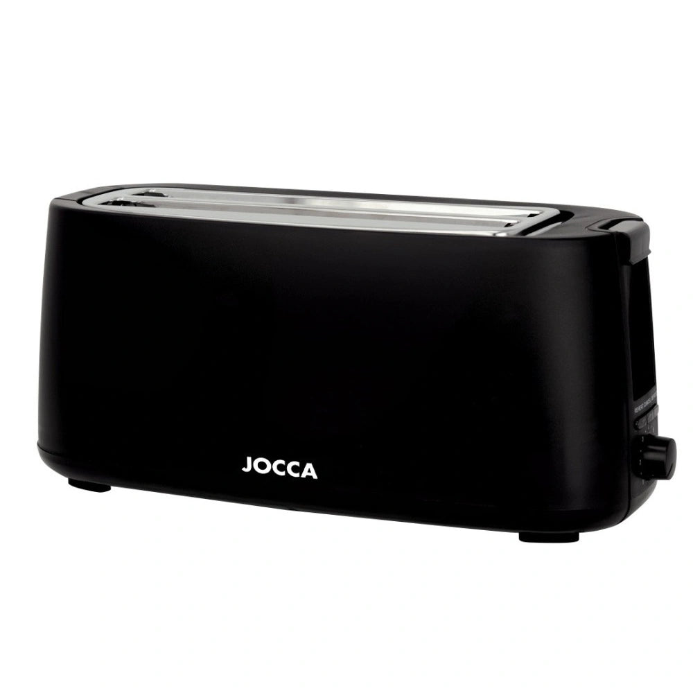JOCCA 4 SLICE TOASTER 1200W BLACK