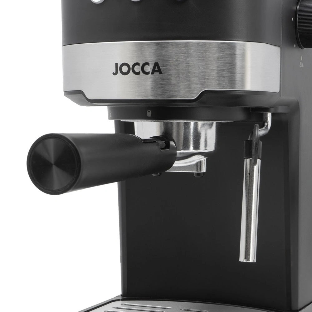 JOCCA ESPRESSO COFEE MAKER 20 BARS WITH VAPORIZER AND REMOBABLE DEPOSIT 1,25L BLACK