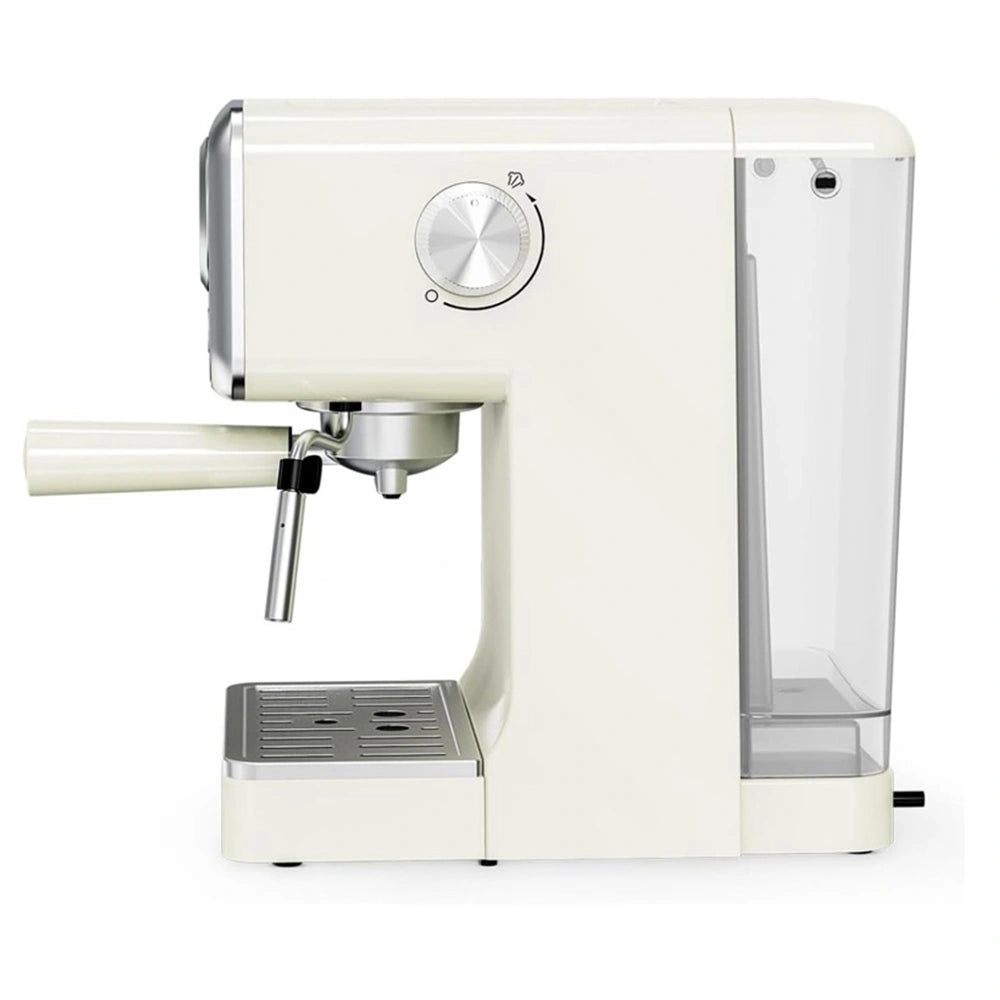 JOCCA RETRO ESPRESSO COFFEE MACHINE 15 BARS WITH REMOVABLE DEPOSIT 1.7L CREME