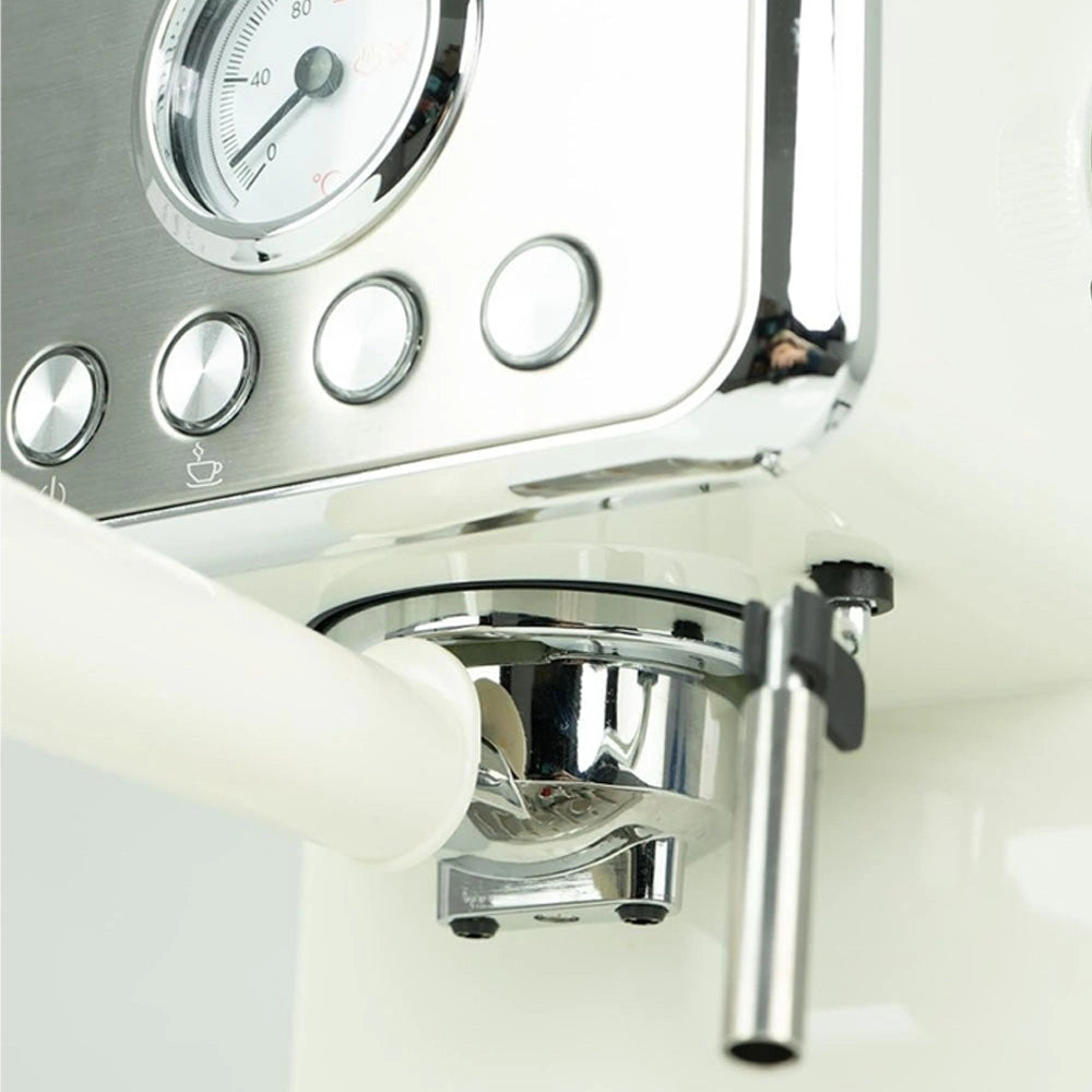 JOCCA RETRO ESPRESSO COFFEE MACHINE 15 BARS WITH REMOVABLE DEPOSIT 1.7L CREME
