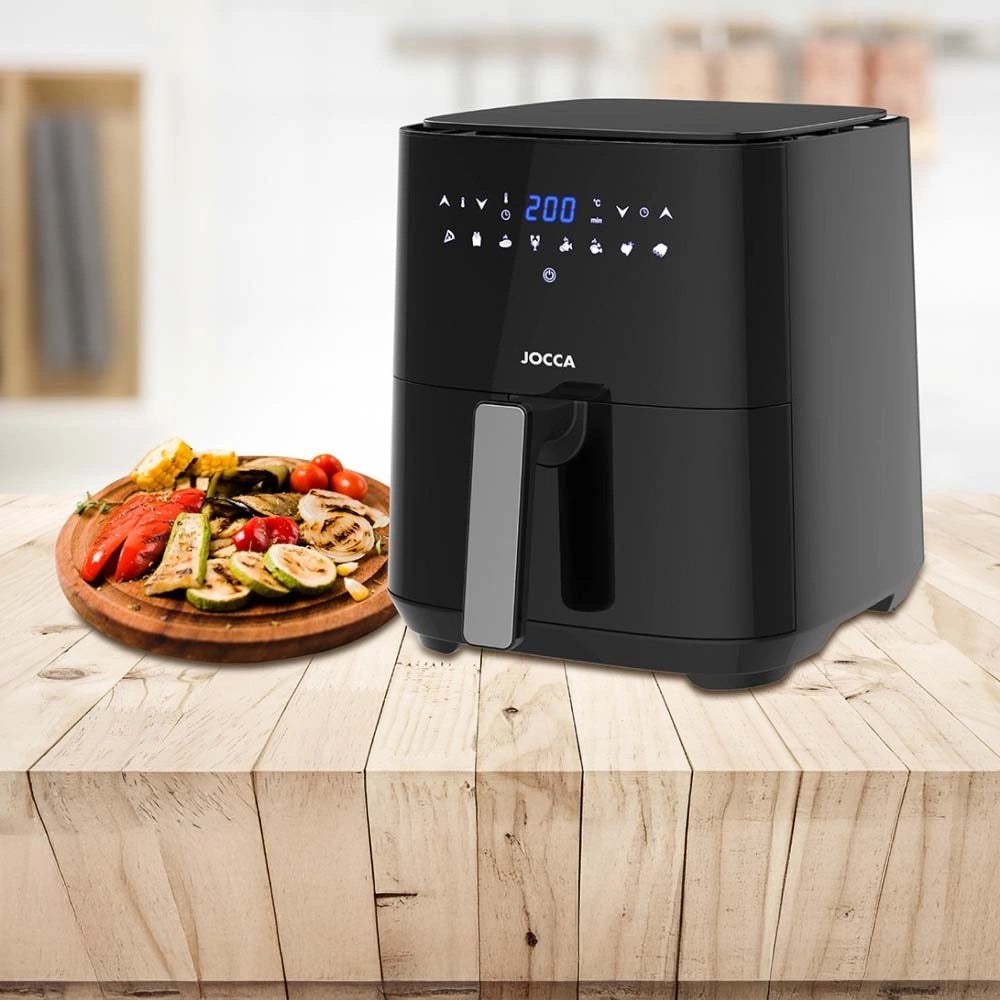 JOCCA DIGITAL AIR FRYER 5L 1450W BLACK
