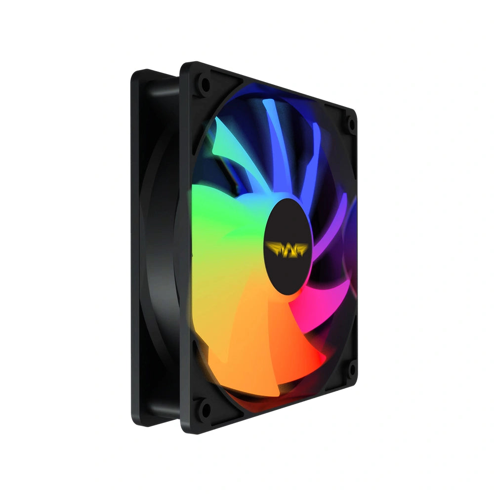ARMAGGEDDON DURABLE SILENT FAN ARGB KIT 6000 PRO (4 PACK) BLACK