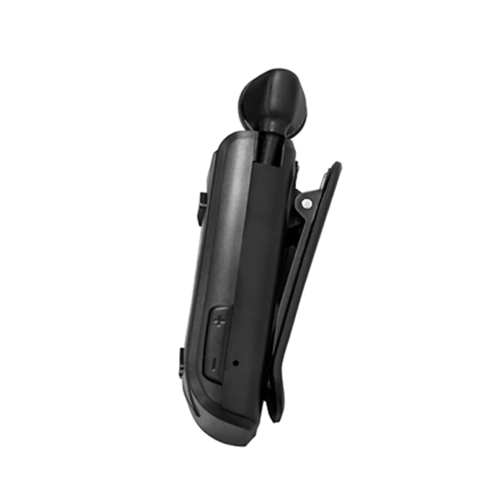 LAMTECH RETRACTABLE BT 5.3 CLIP ON HEADSET BLACK (HANGING CORD)