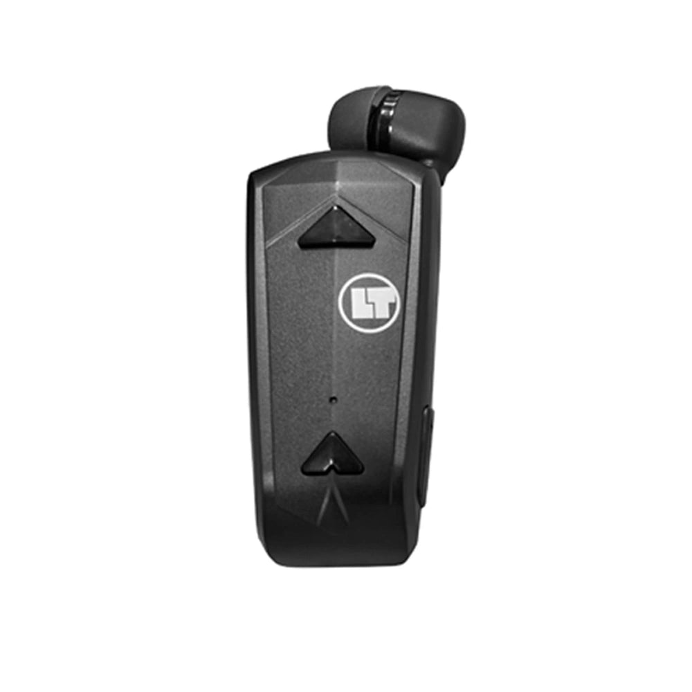 LAMTECH RETRACTABLE BT 5.3 CLIP ON HEADSET BLACK (HANGING CORD)