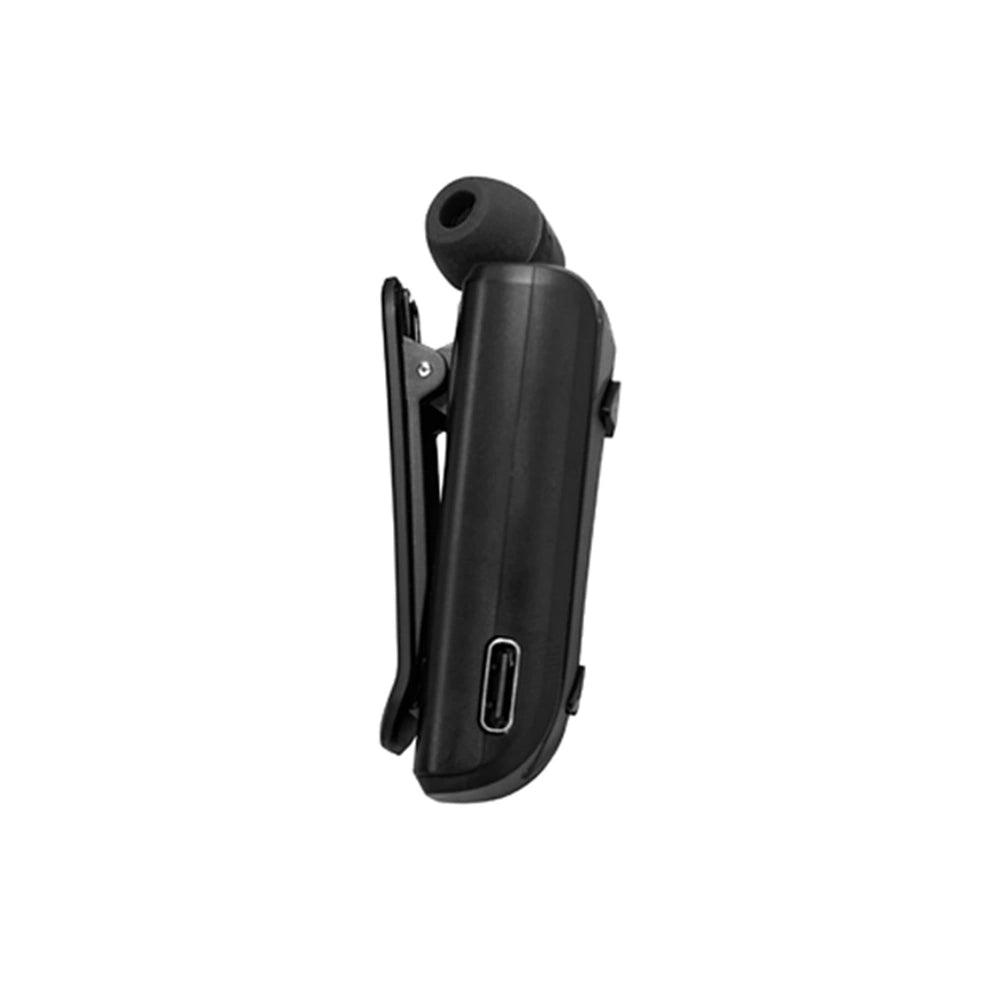 LAMTECH RETRACTABLE BT 5.3 CLIP ON HEADSET BLACK (HANGING CORD)